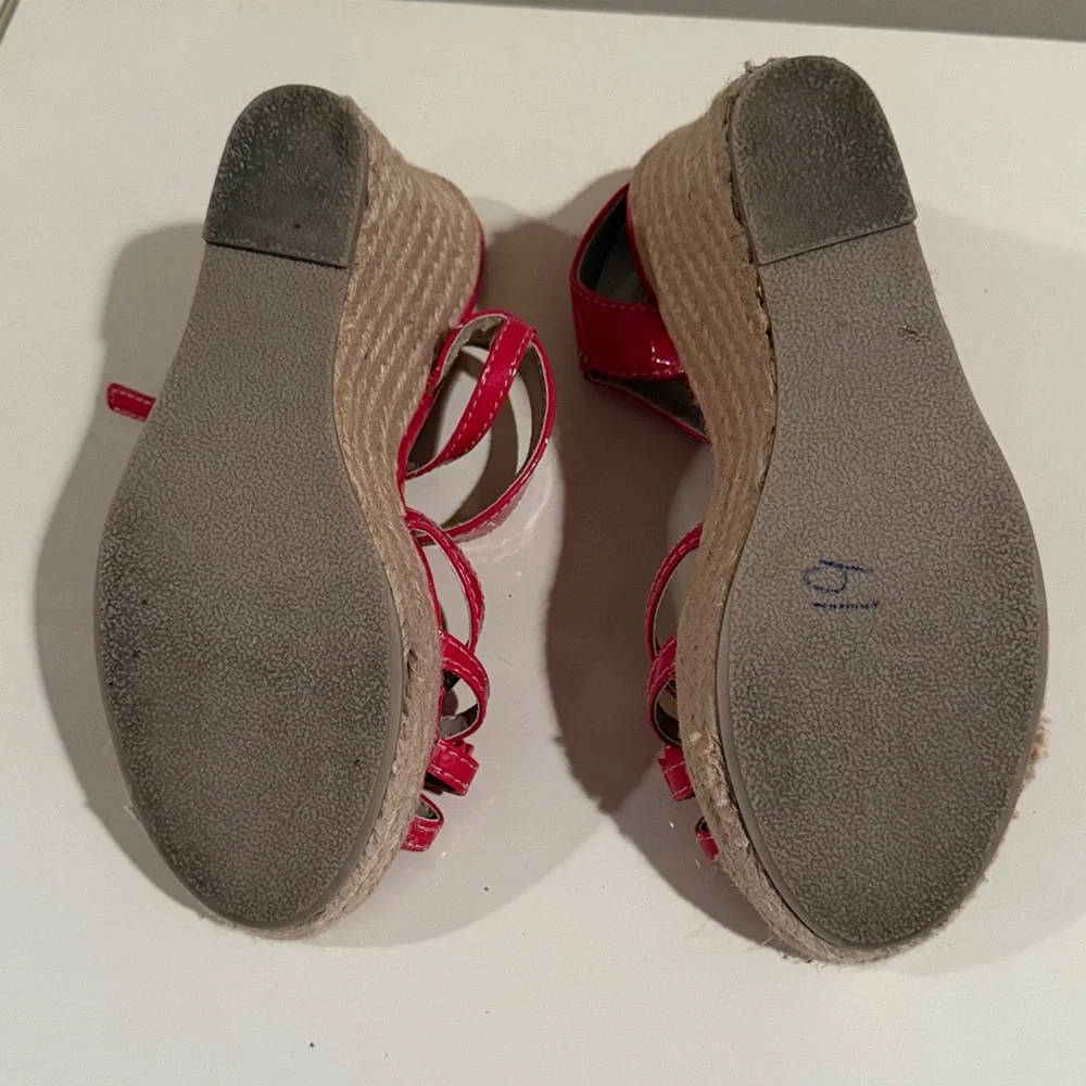 Report Red Espadrille Sandals